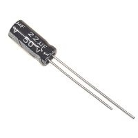 Конденсатор 22mkF 50V электролитический 5x11.5мм Конденсатор 22mkF 50V электролитический 5x11.5мм