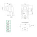 Кнопка тактова 6x6x5 KLS7-TS6606-5-180 углова (аналог SWT-3/5, KAN0631-0501B)
