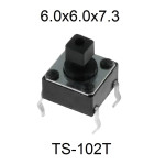 Кнопка тактовая 6x6x7.3 DIP-4