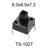 Кнопка тактова 6x6x7.3 DIP-4 Кнопка тактова 6x6x7.3 DIP-4