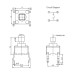 Кнопка тактова 6x6x7.3 DIP-4 TS-102-7.3 (або TS-102T, аналог B3F-1050)